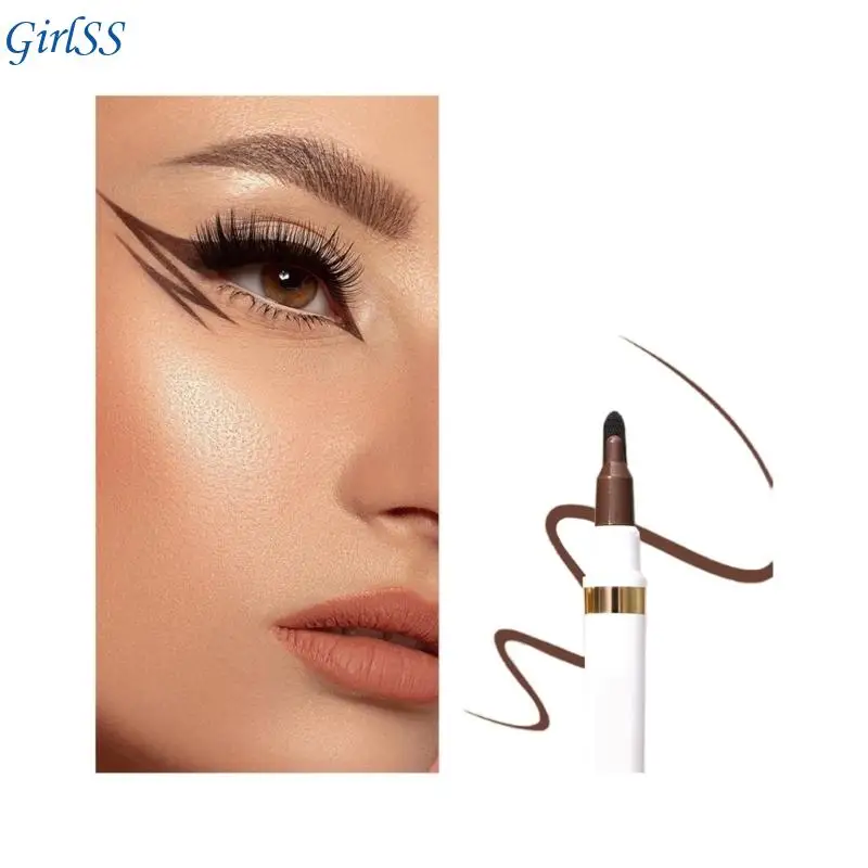 Płynne eyelinery do noszenia na cały dzień Wodoodporne, szybkoschnące, odporne na rozmazywanie, z cienką końcówką T4MB