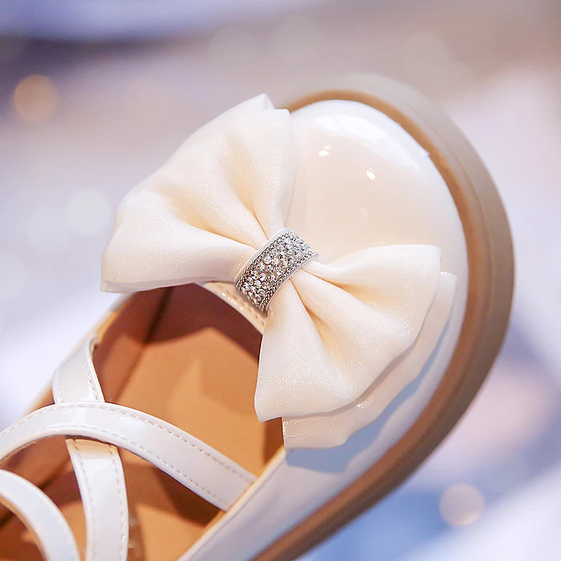 Chaussures de princesse japonaises et coréennes pour filles, en cuir PU, mignonnes, pour enfants de 26 à 36 ans, nouvelle collection printemps