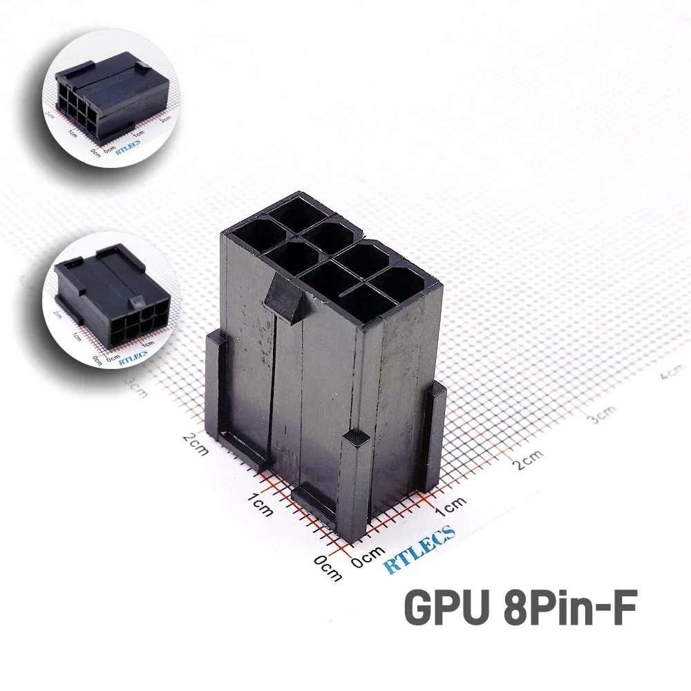 5 Pcs 4.2 mm GPU 8 Pin Male Female Housing Plug Receptacle Header PCI Express PCI-E PCIe Video Card Graphic Power Connector