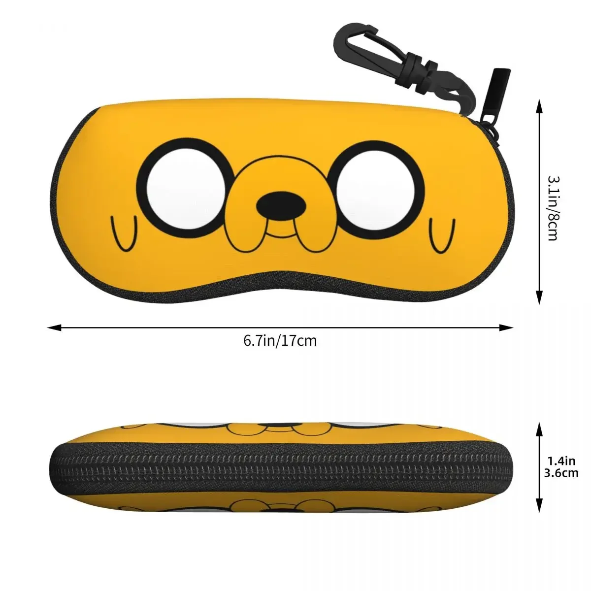 Jake's Eyes Shell Glasses Case Protector Sunglasses Box Women Men Soft Eyeglasses Bag Pouch image 2