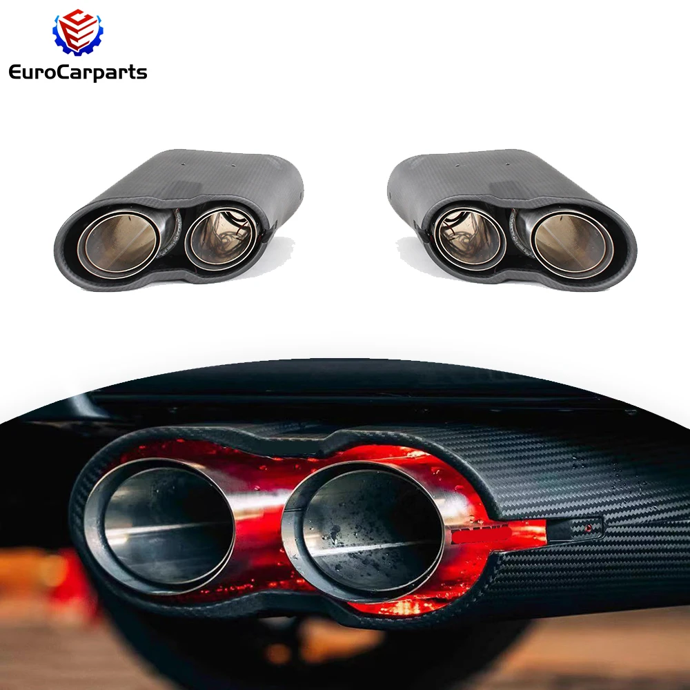 

2019+ G CLASS W464 BA B900 RT Style Exhaust Tips With Tape Lights W463A G Wagon Mufflers Tips End Exhaust Pipes