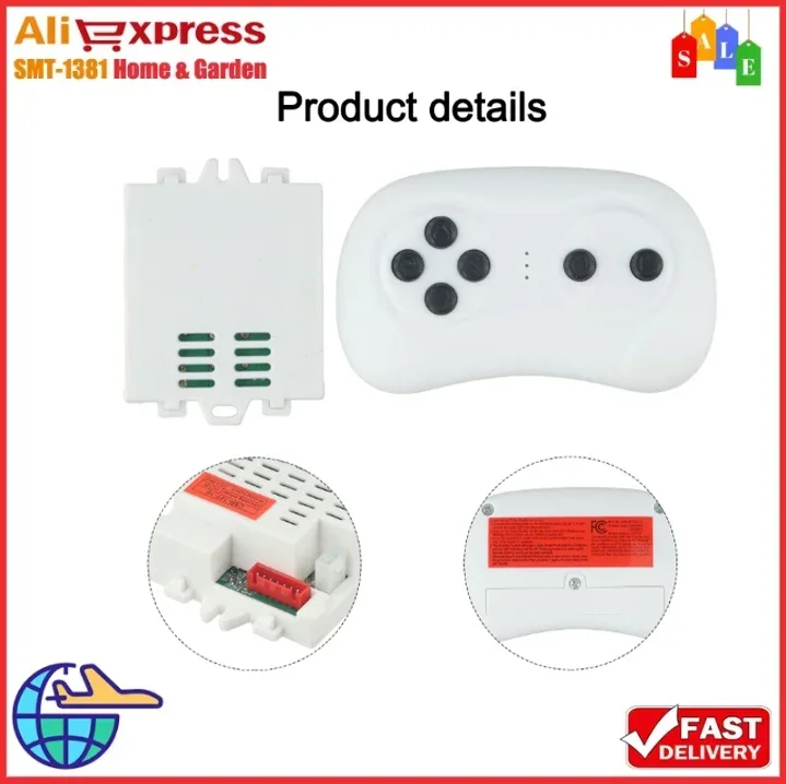 

CSR-12T-1B 12V Kids Powered Ride On Car Remote Control And Receiver For Children Electric Car Replacement Parts
