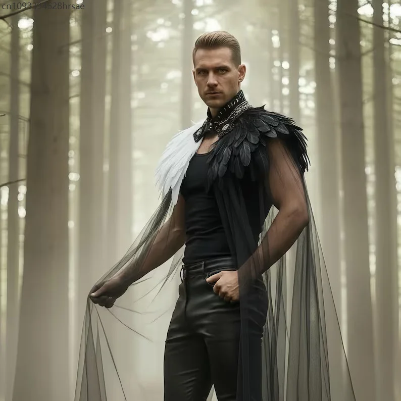 Capa de Ombro Gótica Masculina - Men'S Vampire Accessories avaliação e preço