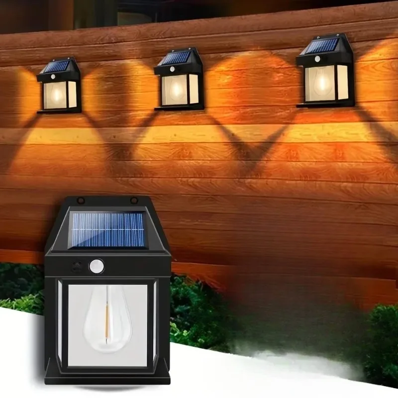 

3 Modes Solar Lamp Outdoor Solar Wall Light LED Solar Wall Light Outdoor Wireless Dusk To Dawn Porch Courtyard Light