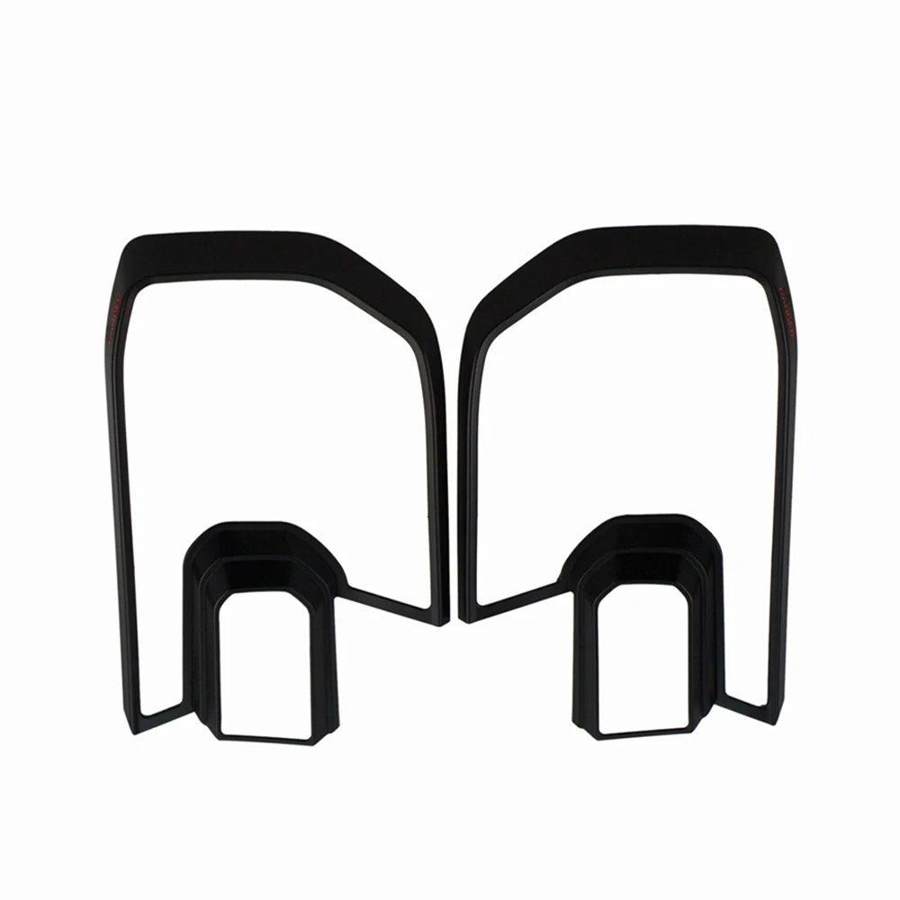 Car Head Lamp Light Cover Fit For Ford Ranger XL XL+ XLS 2022 2023 T9 ABS Matte Black Headlamp Decorative Frame