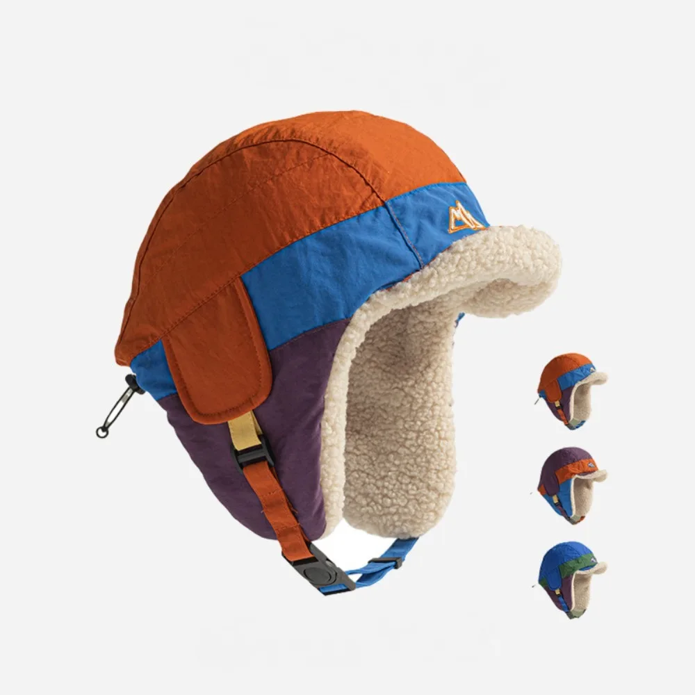 Winter Windproof Trapper Hat Men Women Warm Ear Protection Beanie Quick Dry Wool Cap Outdoor Sports Cold Weather Fashion Hat