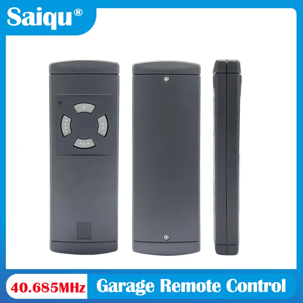 

40.685MHz HSM2 HSM4 HSE2 HS2 HS4 Garage Door Remote Control with Grey Button Universal Duplicator Opener Replacement