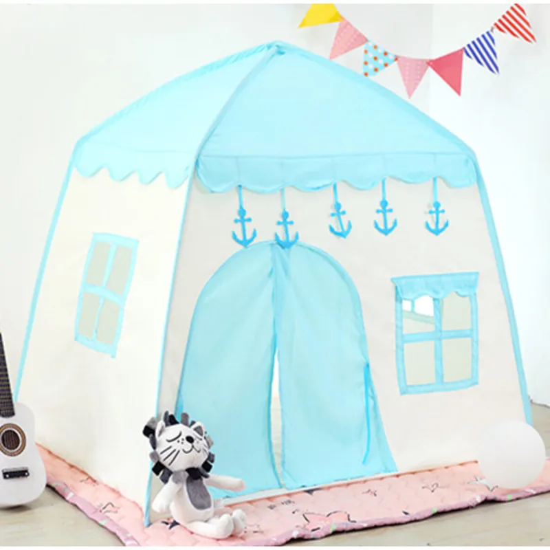 Tente de jouet d'intérieur pour enfants, lit de tipi de princesse pour filles et garçons, maison pliante, jeu Wigwam pour enfants, cadeau