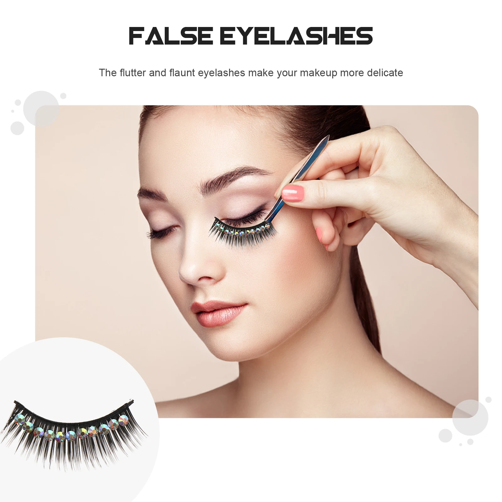 

Накладные ресницы, черное химическое волокно, твердый стержень, вечерние преувеличенные ресницы, костюм высокой плотности, макияж, косплей, Хэллоуин