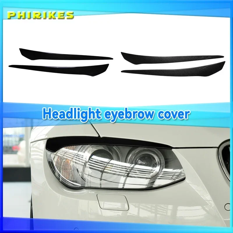 

2Pcs ABS Gloss Headlight Eyebrows Eyelids For BMW E92 E93 3 Series 325i 330i 330d 335i 335d 2007-2014 LCI 3D Stickers Tuning