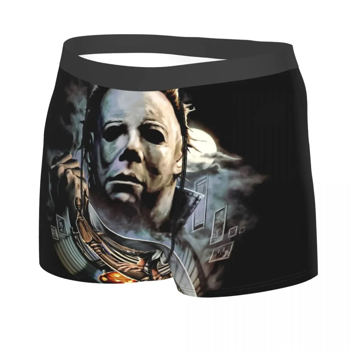 Michael Myers Knives Halloween Scary Movie Underwear Male Print Custom Boxer Shorts Panties Briefs Breathable Underpants