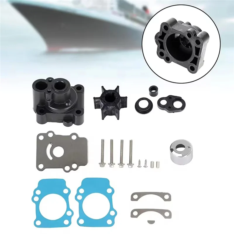 

Boat Motor 682-W0078-00 682-W0078-01 682-W0078-A1 18-3148 Water Pump Repair Kit With Housing For 9.9HP 15HP