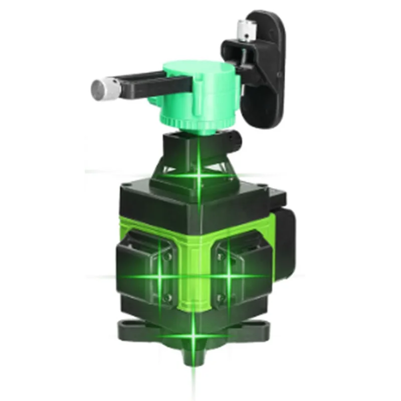 

ABPR-4D 16 Lines Laser Level Self-Leveling Machine USB Rechargeable Leveling Tool With Vertical Horizontal Lines Green&Black EU