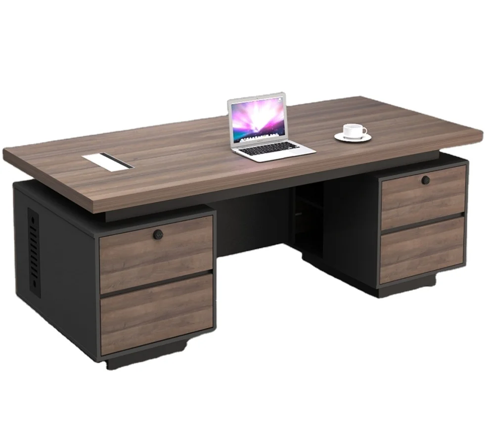 

Luxury CEO Boss Executive Large Modern Wooden Office Table Design in Office Furniture Modern Style Wooden Office Desk Furniture