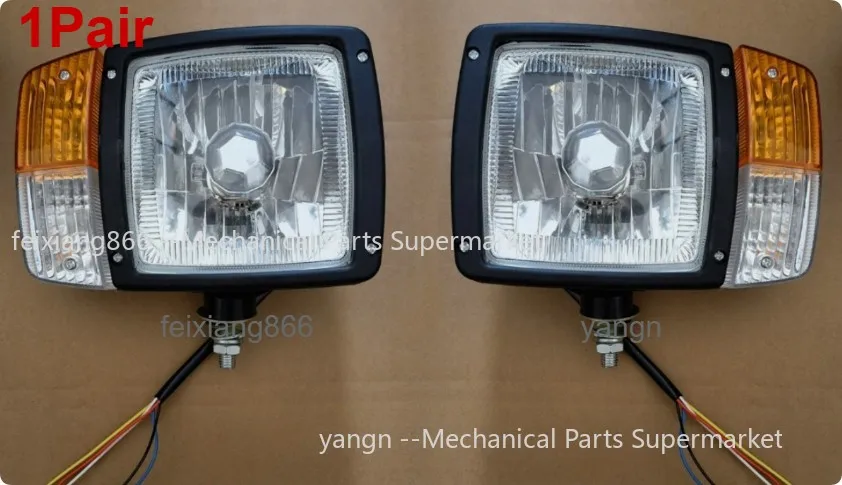 

1 Pair Headlights 24V For Liugong 836 856 855 816C Changlin 30E-5 Loader 21*14mm Work Ligh New Hot Sale