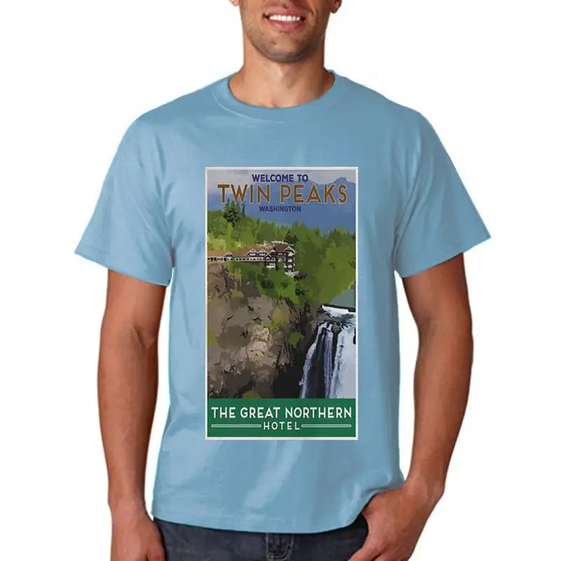 t shirt Fashion men t-shirt bioshick twin peaks great northern hotel