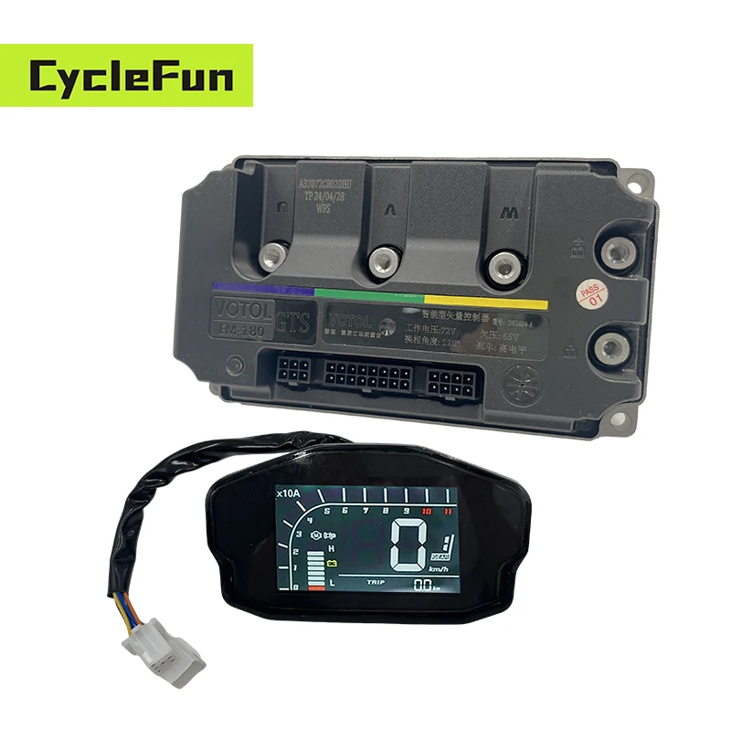 

Votol EM180 GTS 250A BLDC Programmable Controller for QS 165 5KW Mid Drive Motor Electric Motorcycle Off Road Bike