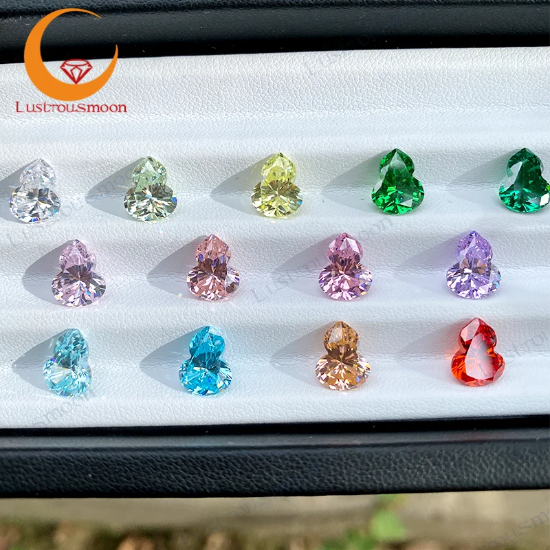 

Калабаш в форме тыквы, кубический цирконий, свободные драгоценные камни, синтетический камень для ювелирных изделий на заказ, подарок для женщин и мужчин, модный стиль, ограниченный запас