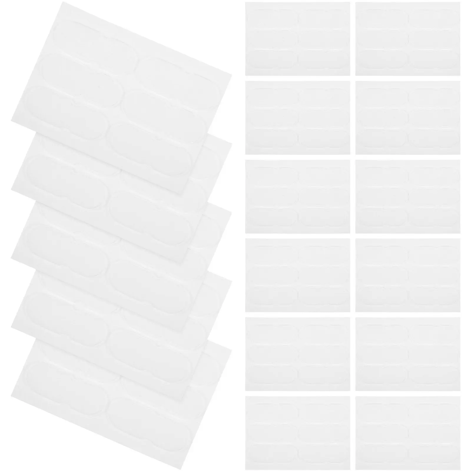 60Pcs Vertical Ear Stickers Silicone Correction Tape Invisible Ear Support Patch for Everyday Use Correction Sticker for Ears