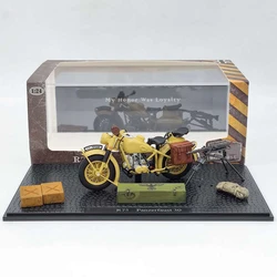 1:24 for R75 Panzerfaust 30 Motorcycle World War II 1939-1945 Yellow Diecast Model Motorbike Collection Toys Gift