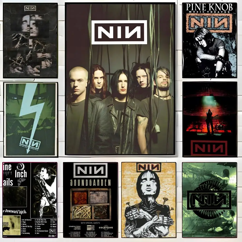 Band N-NINE INCH N-NAILS Poster Canvas Wall Art Print Poster