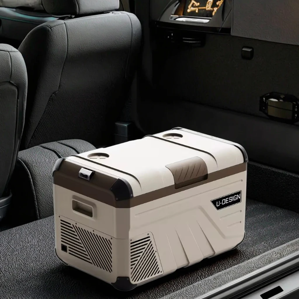 

2025 New Trendy KBKS Large Capacity Mobile Caravan Portable Car Refrigerator for Outdoor Camping Picnic BBQ