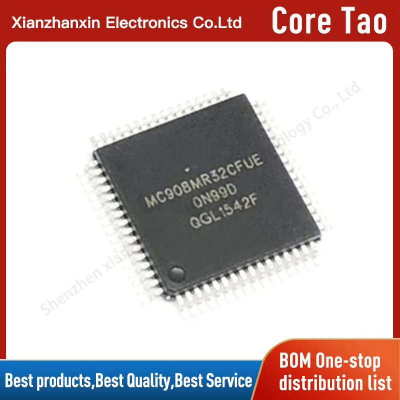 

1PCS/LOT MC68HC908MR32CFU QFP64 MC908MR32CFUE Single chip microcontroller