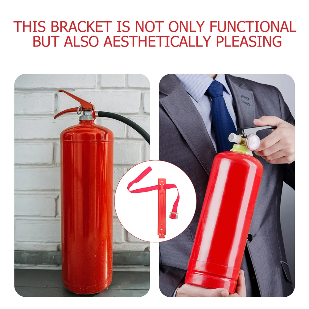 2 個消火器フック 2 キロ 3 キロ 4 キロ金属壁ブラケットホルダー装飾鉄車フックホームオフィス車両用