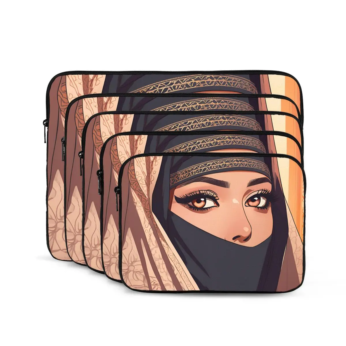 Bolsa para ordenador portátil para mujer saudita, funda para Macbook Air Pro Tablet de 10 12 13 15 17 pulgadas, funda a prueba de golpes