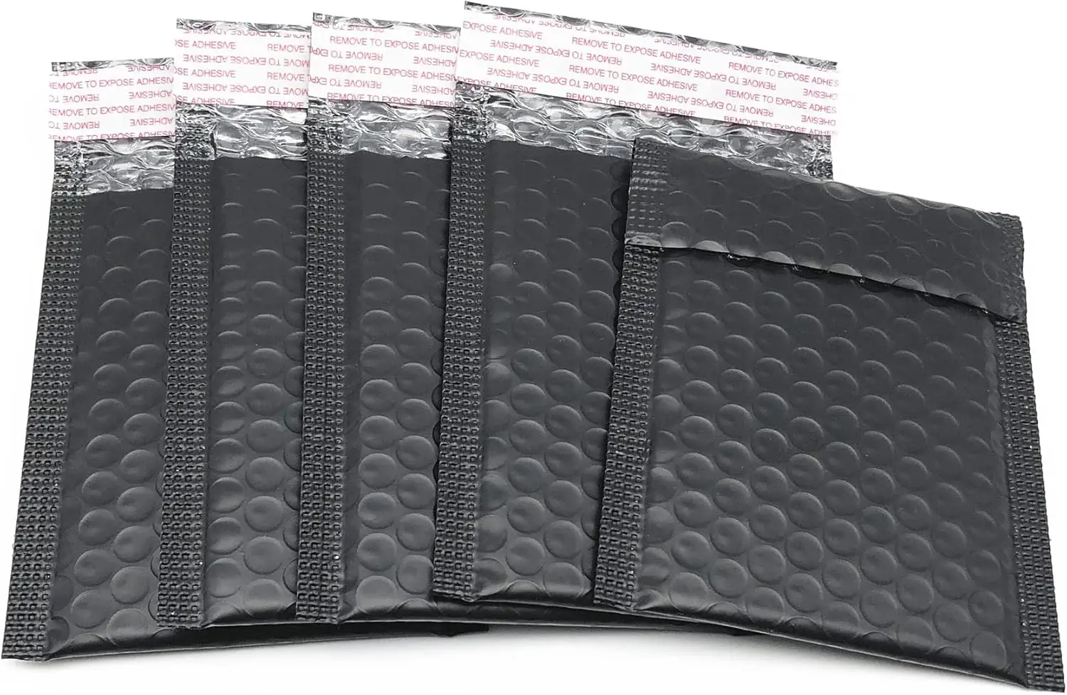 

100 Pack 5x7 Inch Poly Bubble Mailers, Small Padded Envelopes with Self-Sealing, Tear Resistant Shipping Bags