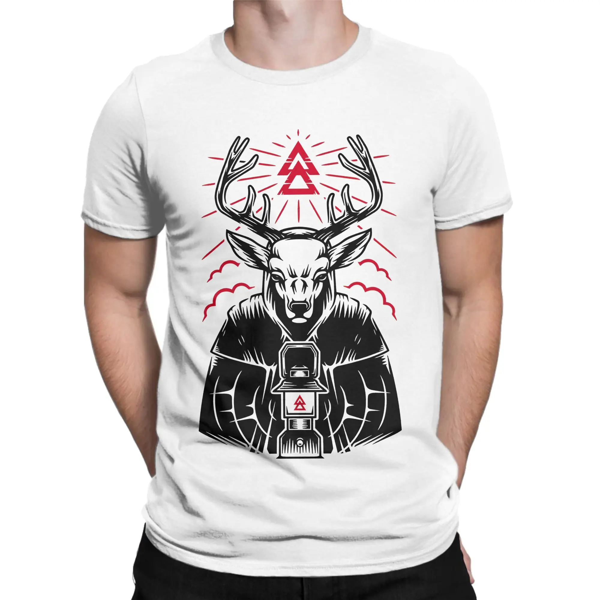 Alan Wake T Shirt Summer Cult Of The Tree  Harajuku T-Shirts Couple Cotton O Neck 4XL 5XL 6XL Tees Short-Sleeved Streetwear Tops