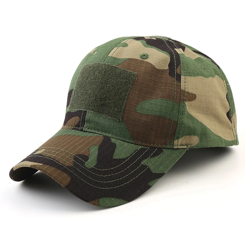 Tactical Army Cap Outdoor Camping Hiking Climbing Snapback Stripe Military Cap Camouflage Hat Simplicity Army Camo Hunting Cap