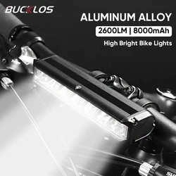 Luce per bicicletta lampada anteriore per bici in lega di alluminio ad alta potenza USB ricaricabile LED lanterna da ciclismo impermeabile MTB faro per bici da strada