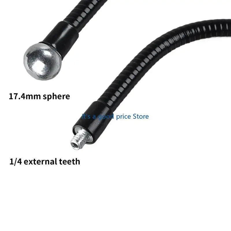 

Camera Support Flexible Arm Easy Positioning Professional Adjustable Gooseneck Hose with 1/4in Thread 17.4mm Ball Head
