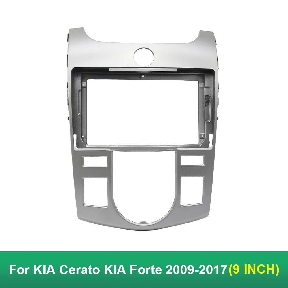 9 Inch Car Frame Fascia Adapter Android Android Radio Dash Fitting Panel Kit For KIA Cerato KIA Forte 2009-2017