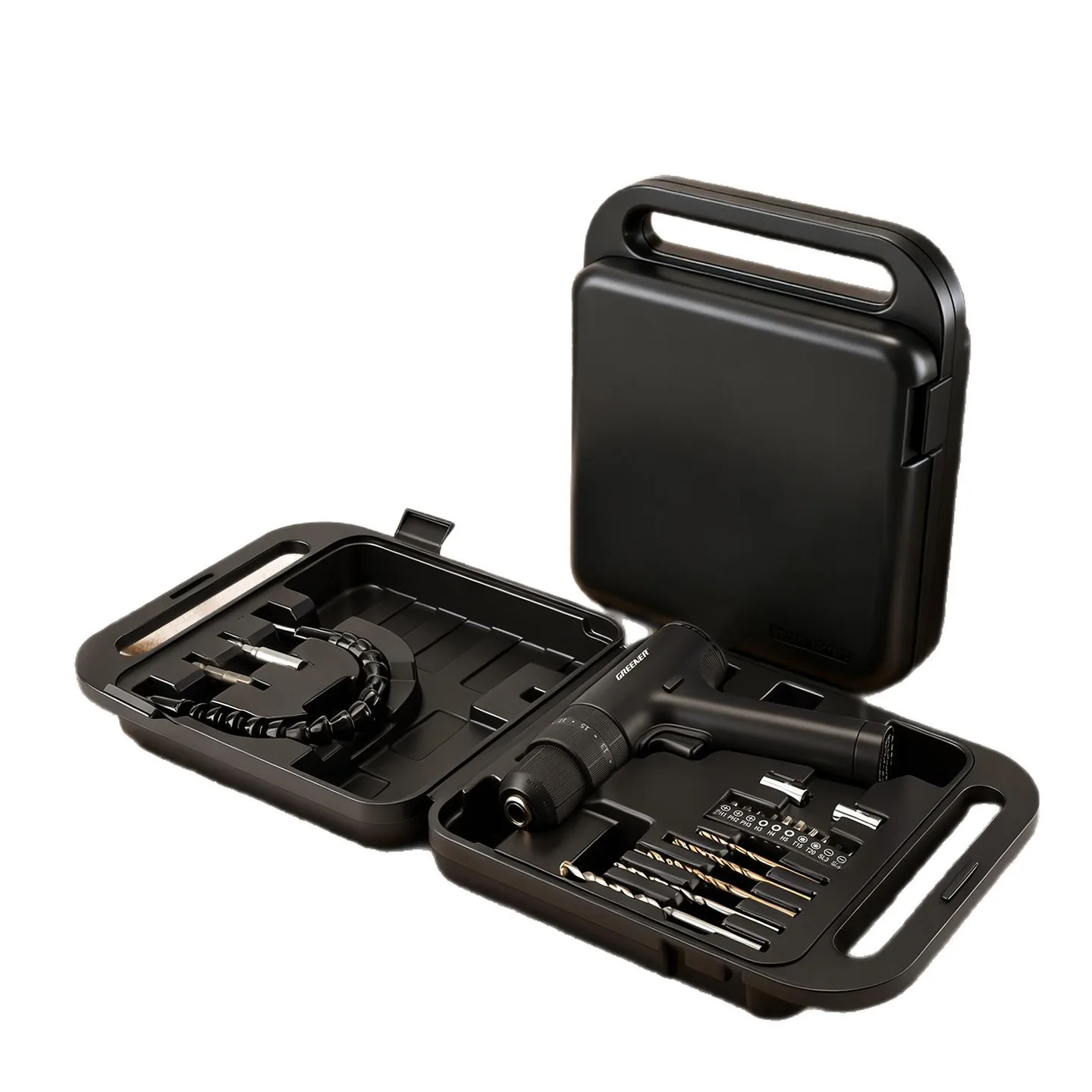 Household small tool impact hand drill storage box lithium battery rechargeable electric wall drilling repair set
