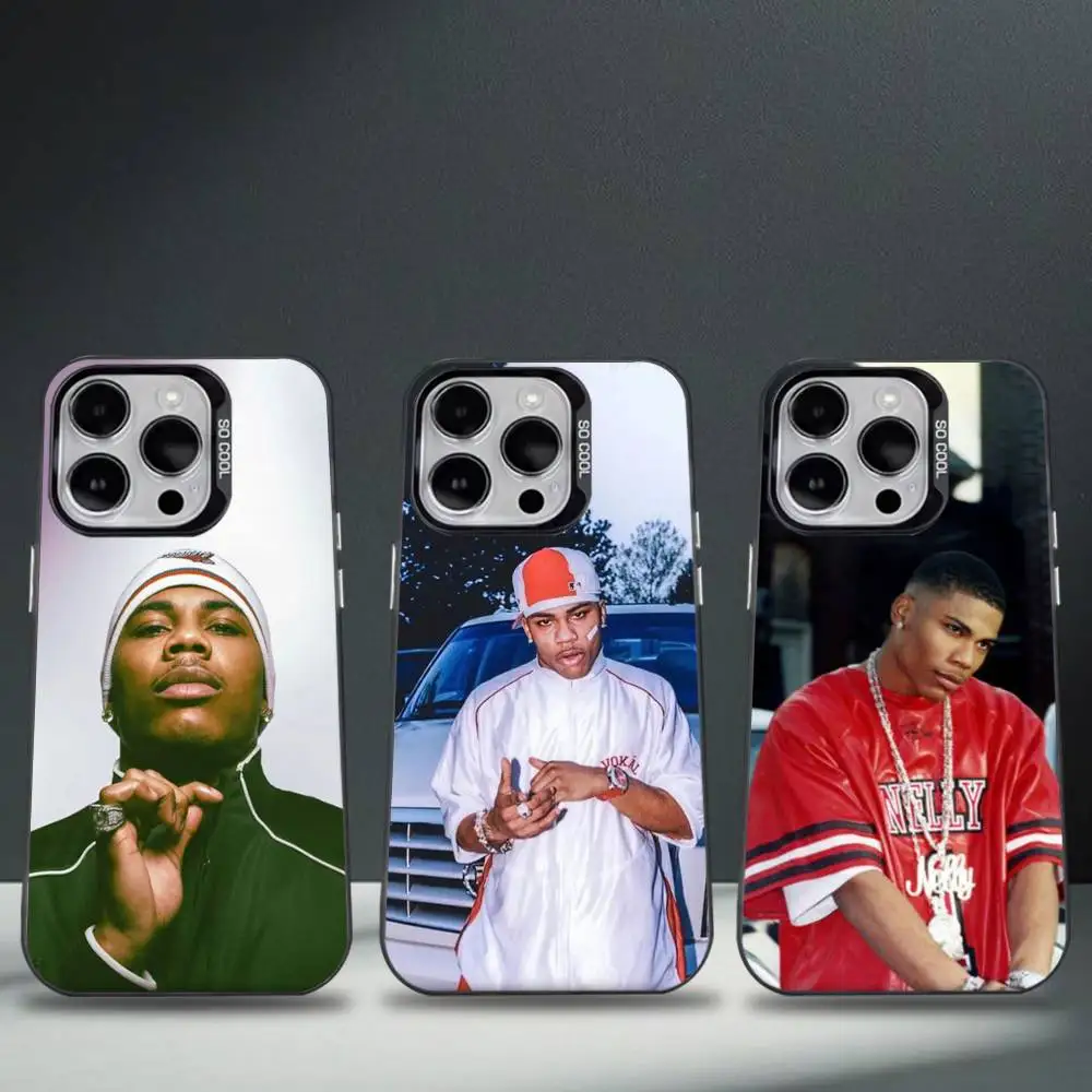 

Rapper N-Nelly Phone Case For iPhone 16,15,14,13,12,11,8,7,Pro,Max,Plus,Mini,XS,SE Anti Fall Black Matte Hard