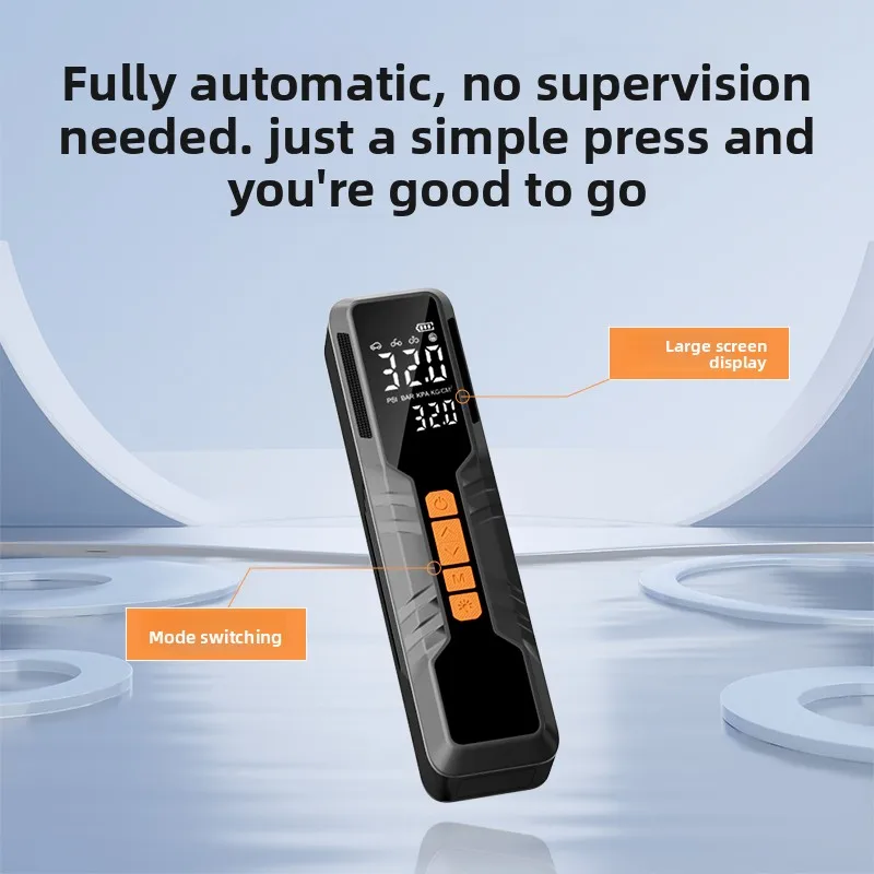 Emergency Use Portable Tire Inflator Pump Wireless Tyre Inflator Compressor