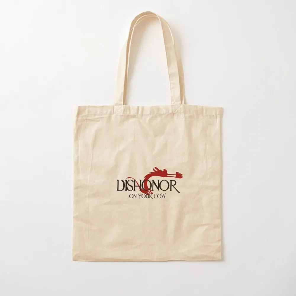 

Mushu dishonor on your cow Tote Bag Big bag women Handbags Women's shopping bag Beach Canvas Tote