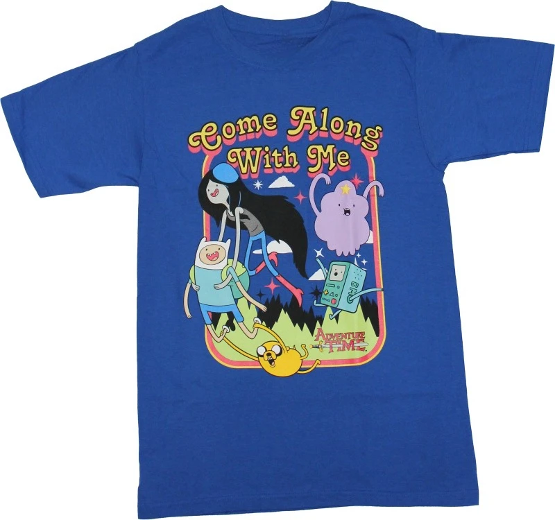 Camiseta Unisex Divertida con Estampado de Finn de Adventure Time, Nueva Colección Primavera/Verano, Corte Regular, Informal