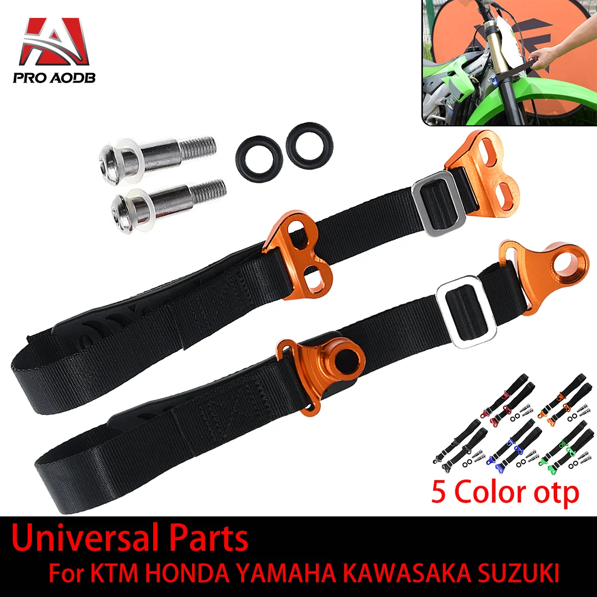 

Universal Motocross Parts CNC Seat Rescue Belt Cushion Rear Lift Strap Pull Sling For KTM HONDA YAMAHA KAWASAKI Dirt Pit Bike