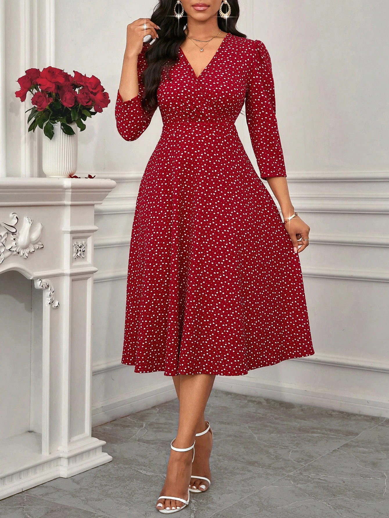 floral off shoulder maxi dress Petal and Pup Women's Alexia Sorrel Crewneck Bubble Sleeve Pant Size:XL · 36 Maxi length Lightweight satin JOOR - Bestsellers