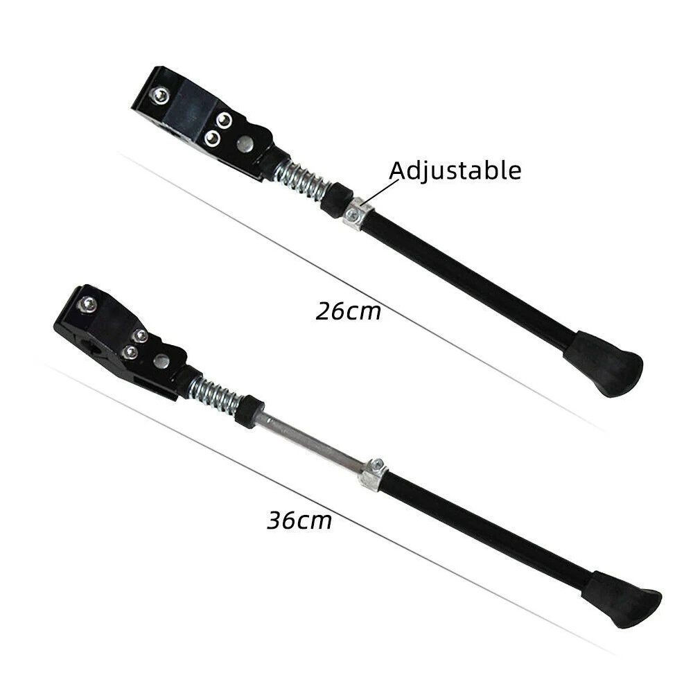 26-36cm ajustável suportes de bicicleta suporte lateral kick stand para 22 24 26 Polegada mountain bike bicicleta de estrada acessórios