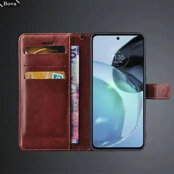 Pouzdro na karty pro Motorola Moto G72 z umělé kůže, retro peněženka, pouzdro na telefon, pouzdro pro Moto G72 Business 6 nejlepší prodej pouzdro g72 - №4
