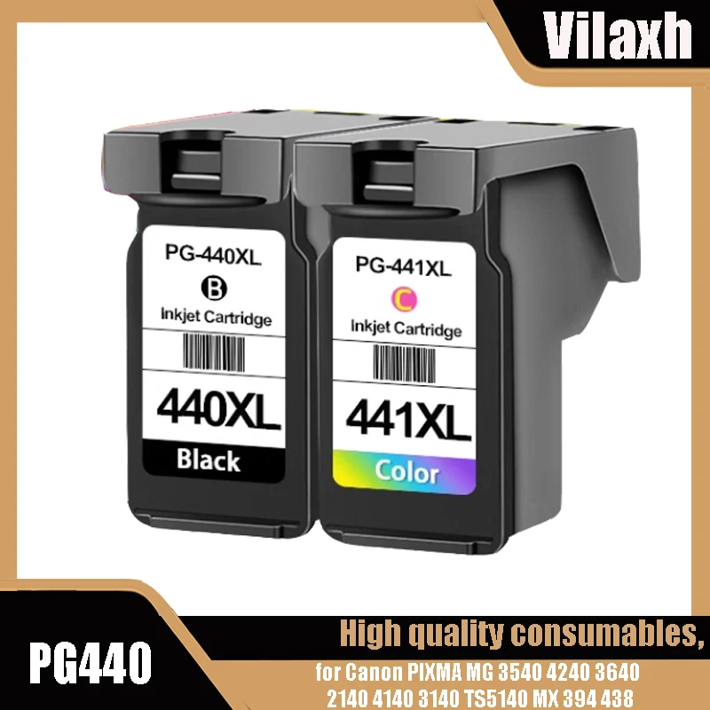 PG 440 CL 441 PG440 CL441 Ink Cartridge Compatible for Canon Pixma MG3140 MG3540 MG3640 MG3640S MG4240 MX438 MX518 MX378 TS5140