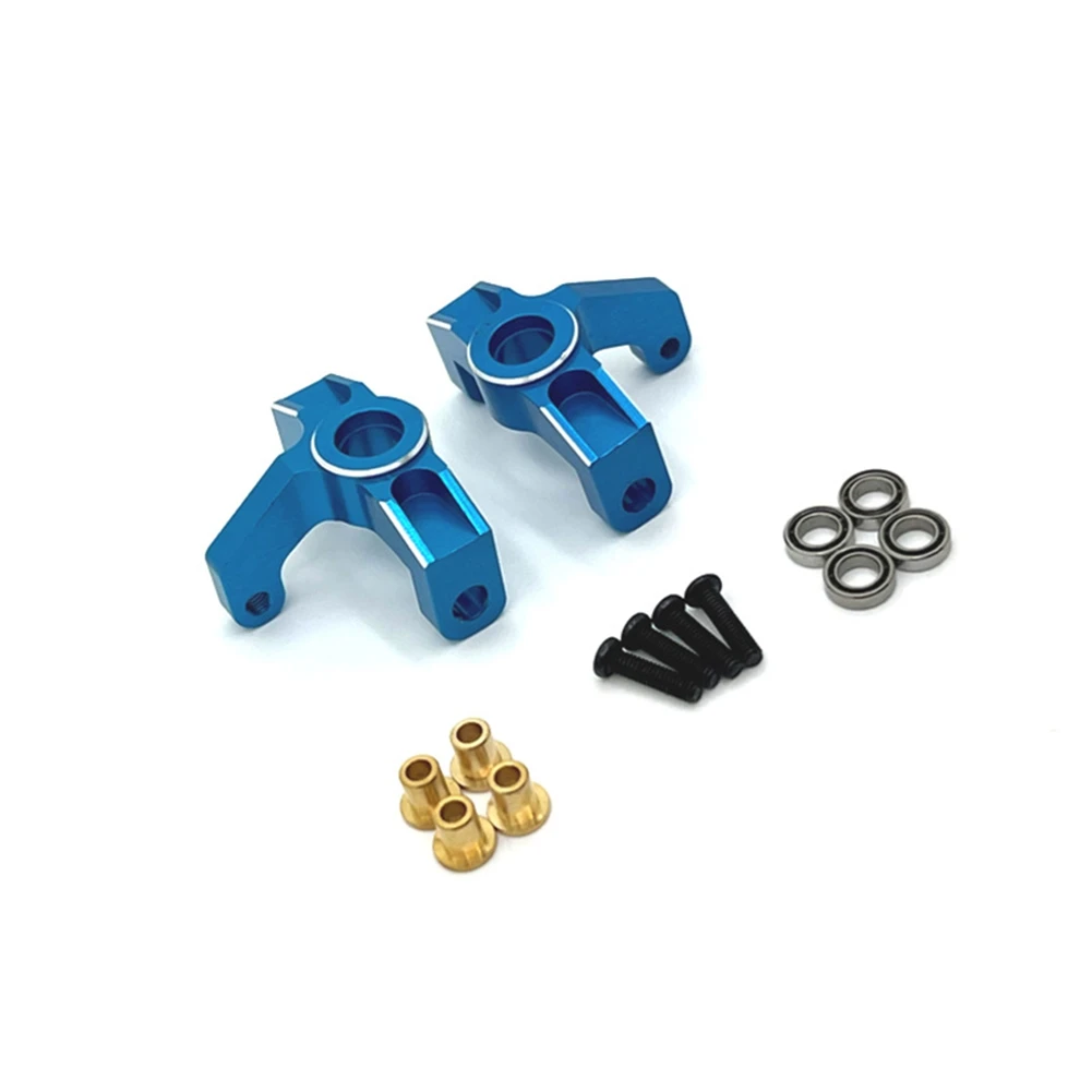 Set di cuscinetti per tazza dello sterzo per aggiornamento auto RC per C8803 WLtoys 1/14 144016   1/12 124016   RIaarIo XDKJ-001 Blu