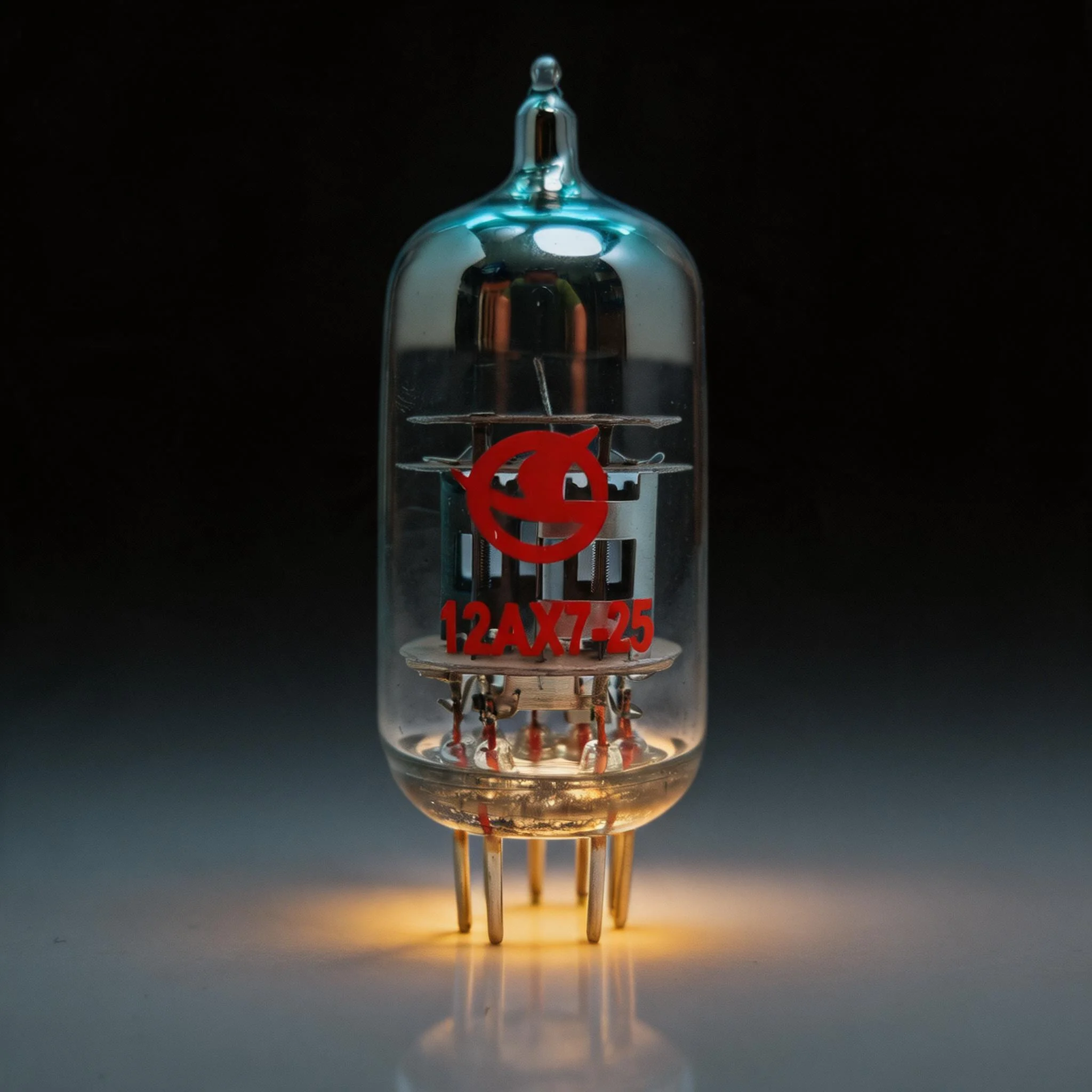 12AX7-25 Vacuum Tube Replace ECC83 7025 6N4 for Tube Amp Preamp Hifi Upgrade Phono Preamp Bluetooth Amplifier