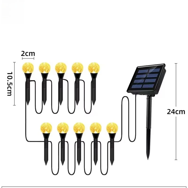 Solar Landscape Lighting Waterproof Outdoor Lawn Garden Decorative Light