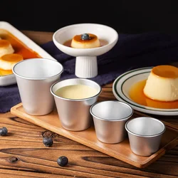 Mini DIY Baking Cups Molds Nonstick Anodized Individual Tumblers Popovers Chocolate Molten Pans Pudding Cups for Dessert