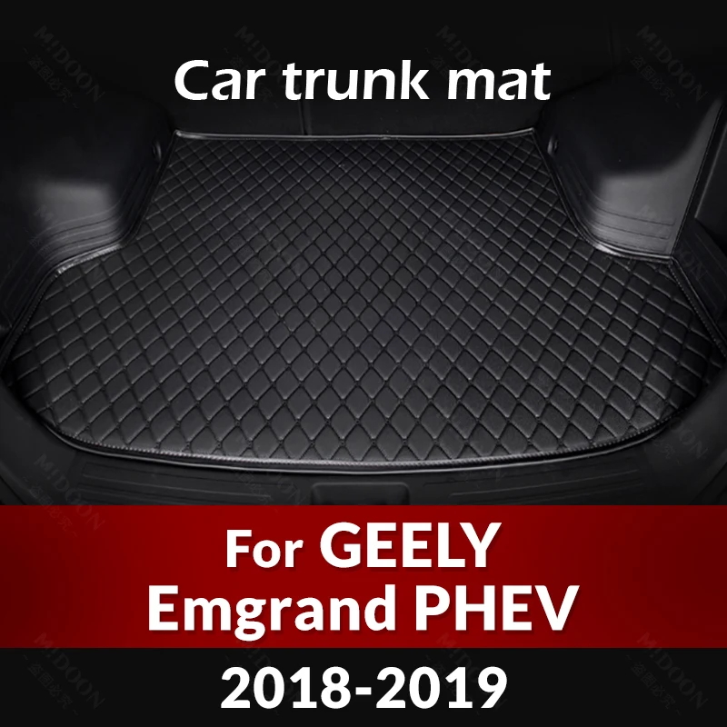 

Car Trunk Mat For GEELY Emgrand PHEV 2018 2019 Custom Car Accessories Auto Interior Decoration